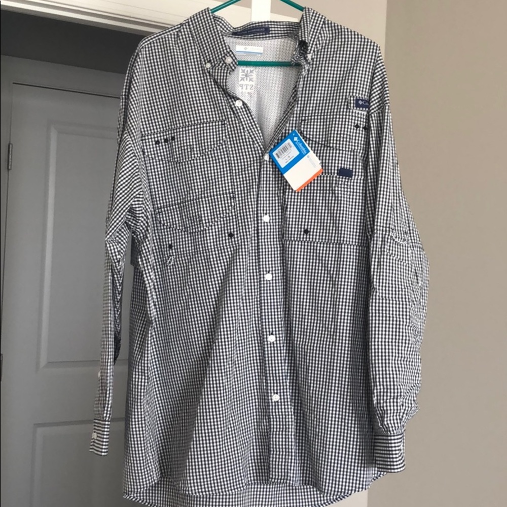 NWT Bonehead Columbia Men’s Fishing Button Down